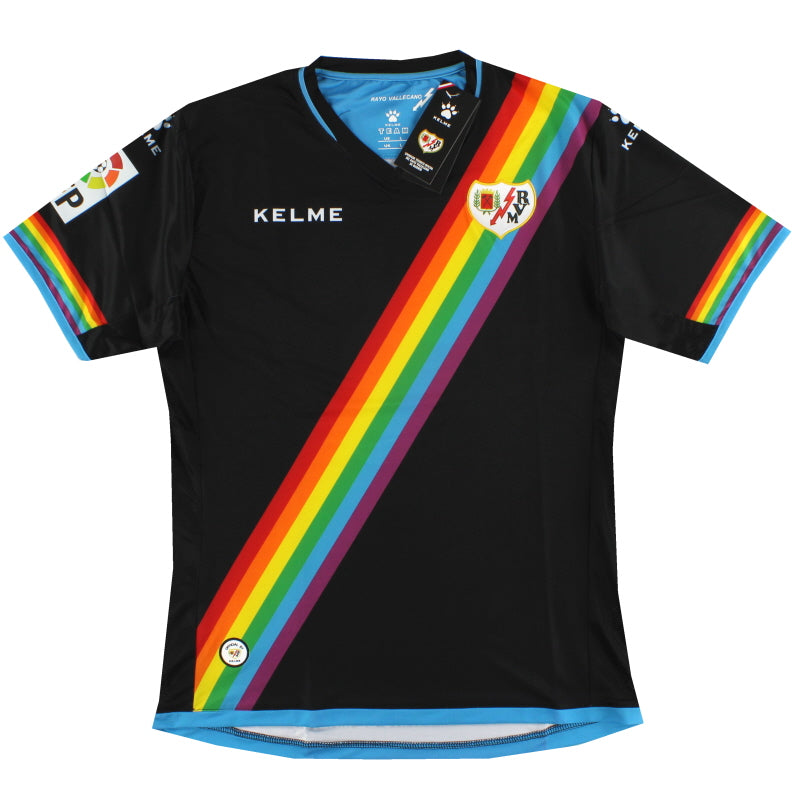 2015-16 Rayo Vallecano Kelme 'Rainbow' Away Shirt *BNIB* XXL Football Shirt