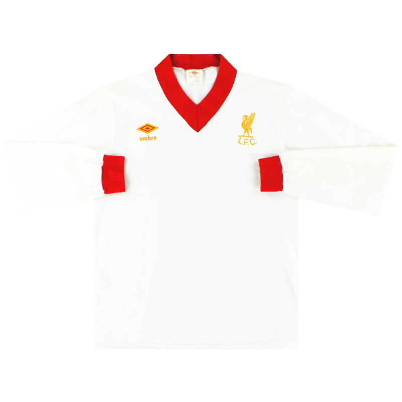 1976-82 Liverpool Umbro Away Shirt L/S M Football Shirt