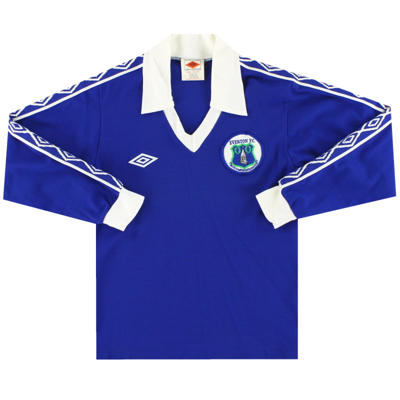 1978-79 Everton Umbro Home Shirt L/S *BNIB* L.Boys Football Shirt