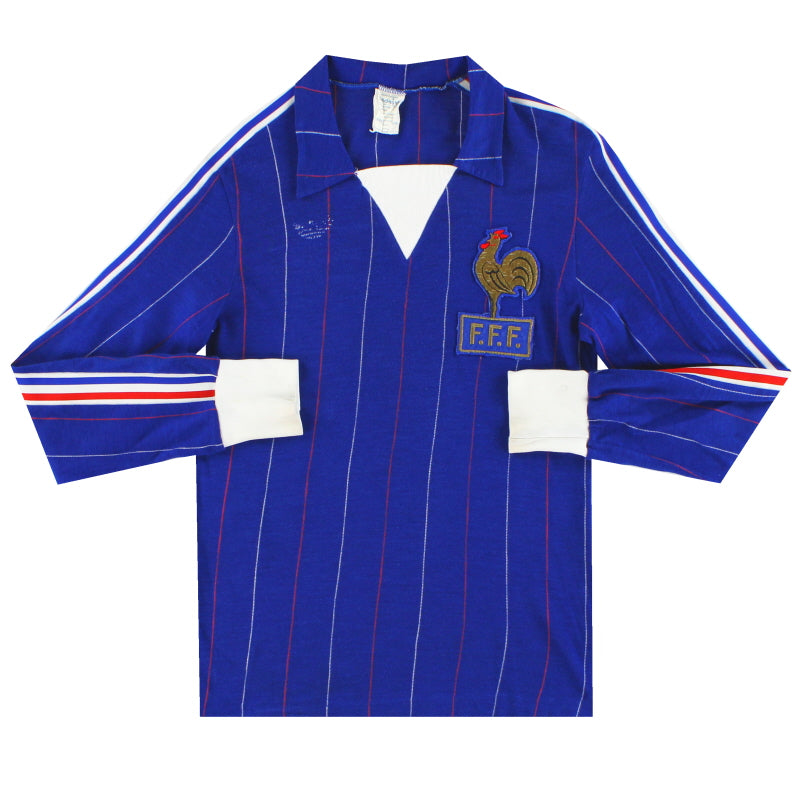 1980-82 France adidas Home Shirt L/S Y Football Shirt