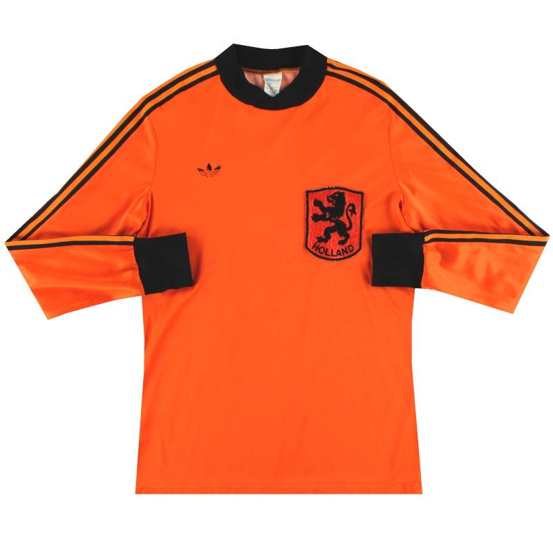 1980-82 Holland adidas Home Shirt L/S M Football Shirt