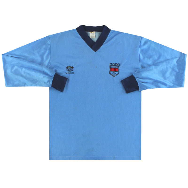 1981-82 Brentford Away Shirt L/S M Football Shirt