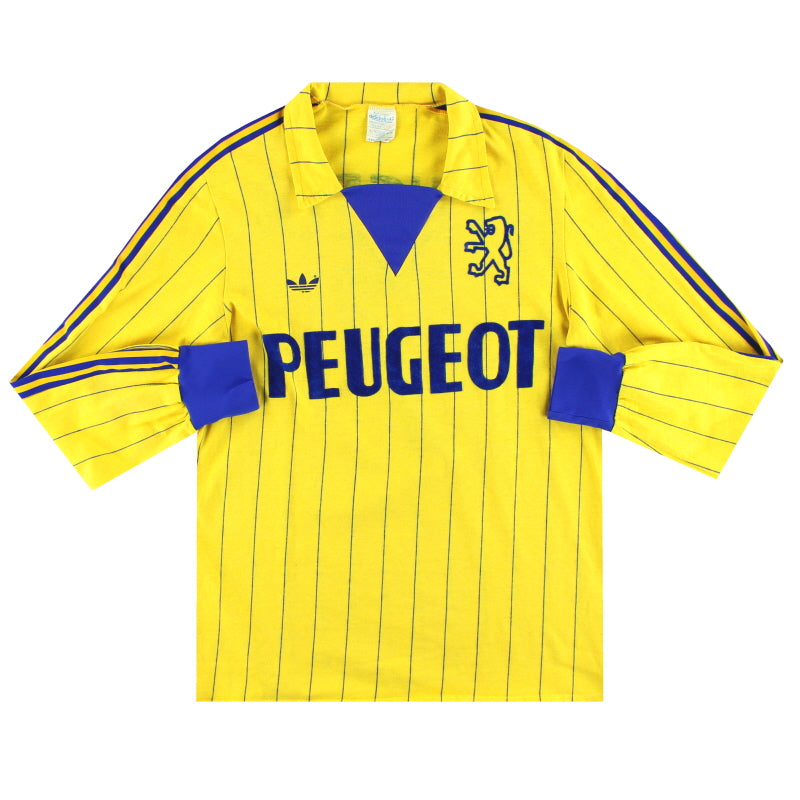 1981-82 Sochaux adidas Match Issue Home Shirt #7 L/S S Football Shirt