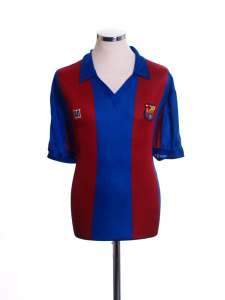 1982-89 Barcelona Home Shirt *As New* L Football Shirt