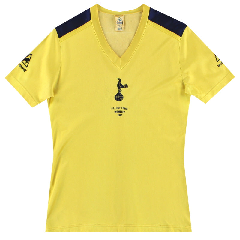 1982 Tottenham Le Coq Sportif 'FA Cup Final' Away Shirt L.Boys Football Shirt