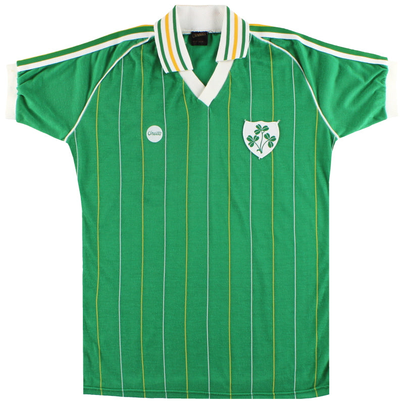 1983-84 Ireland Match Issue Home Shirt #20 L Football Shirt