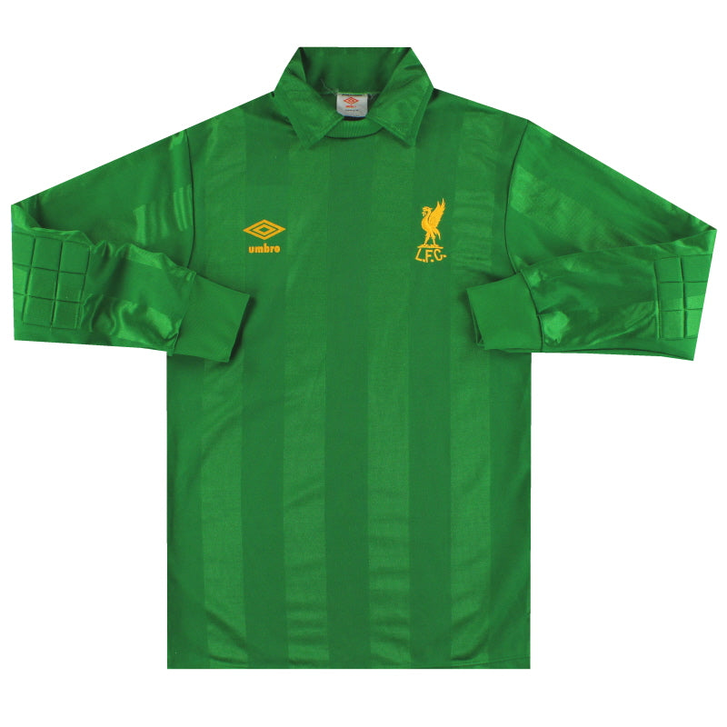 1983-84 Liverpool Umbro Goalkeeper Shirt #1 *Mint* M Football Shirt