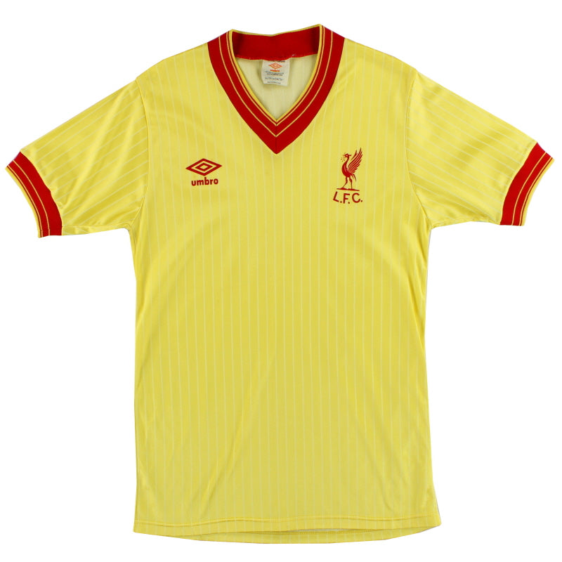 1984-85 Liverpool Umbro Away Shirt S Football Shirt