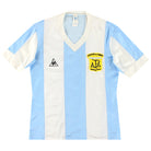 1984-86 Argentina Le Coq Sportif 'Campeon Mundial' Home Shirt *Mint* L.Boys Football Shirt