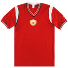 1984-86 Manchester United adidas Home Shirt M Football Shirt