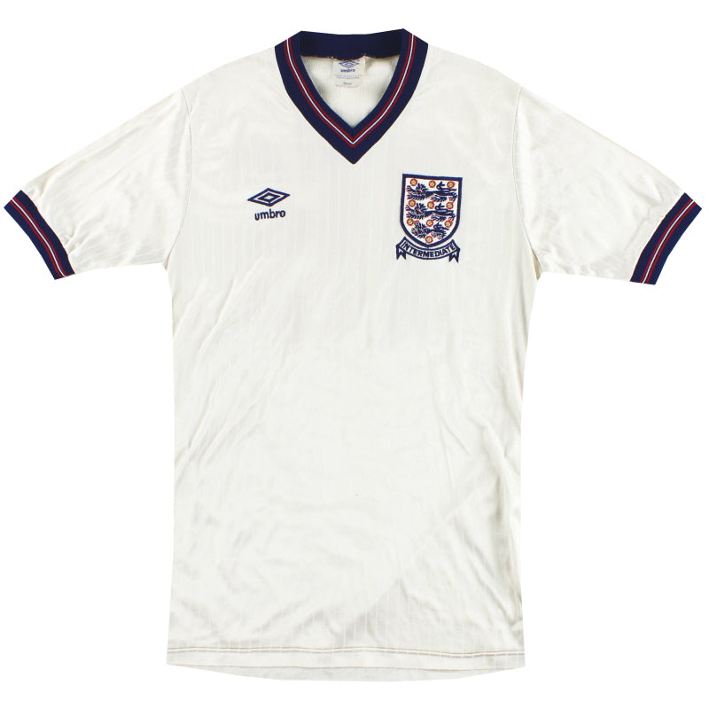 1984-87 England Umbro U-21 Match Issue Home Shirt #15 M Football Shirt