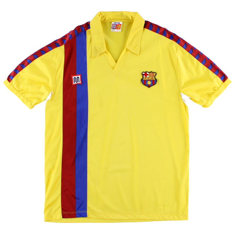 1984-89 Barcelona Away Shirt *Mint* XL Football Shirt