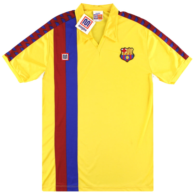 1984-89 Barcelona Meyba Away Shirt *BNIB* L Football Shirt