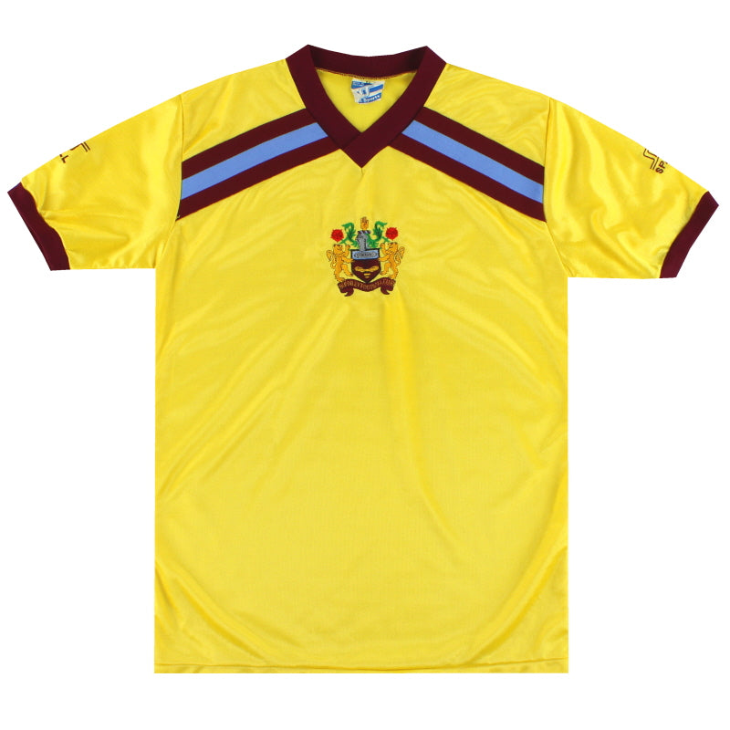 1985-86 Burnley Spall Away 'Cup' Shirt *Mint* M Football Shirt