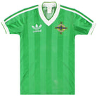 1985-86 Northern Ireland adidas Home Shirt L.Boys Football Shirt