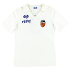 1985-86 Valencia Match Issue Home Shirt #3 L Football Shirt