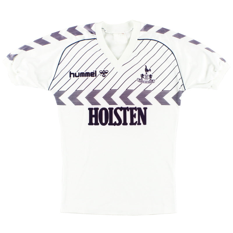 1985-87 Tottenham Hummel Home Shirt L.Boys Football Shirt