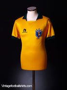 1985-88 Brazil Home Shirt S Football Shirt