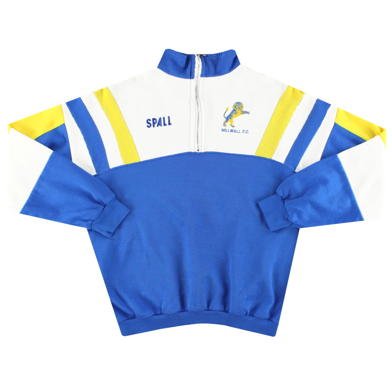 1986-87 Millwall Spall 1/2 Zip Jumper M Sweatshirt