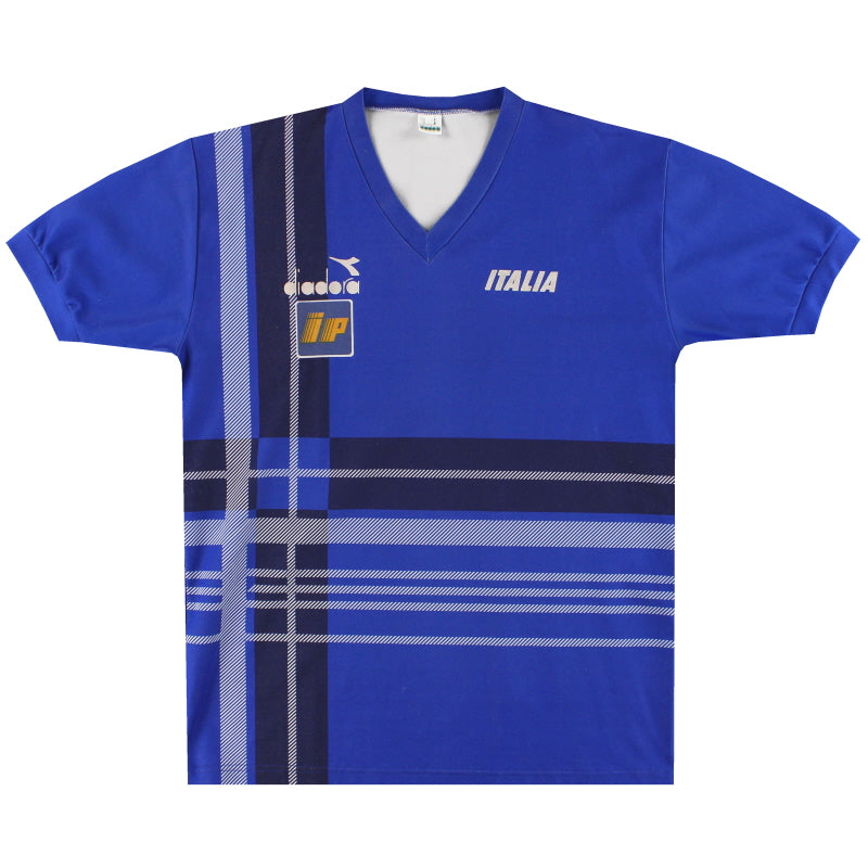 1986-88 Italy Player Issue Training Shirt L Training Shirt