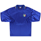 1986-90 Italy Diadora Player Issue Home Shirt #8 L/S L Football Shirt