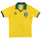 1986 Brazil Home Shirt M Football Shirt