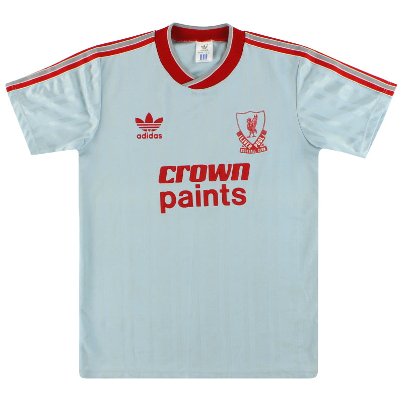 1987-88 Liverpool adidas Away Shirt L.Boys Football Shirt