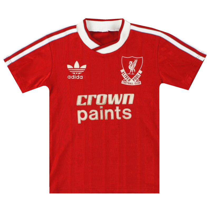 1987-88 Liverpool adidas Home Shirt Y Football Shirt