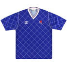 1987-89 Chelsea Umbro Home Shirt M Football Shirt