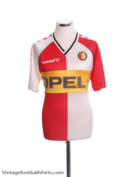 1987-89 Feyenoord Home Shirt M Football Shirt