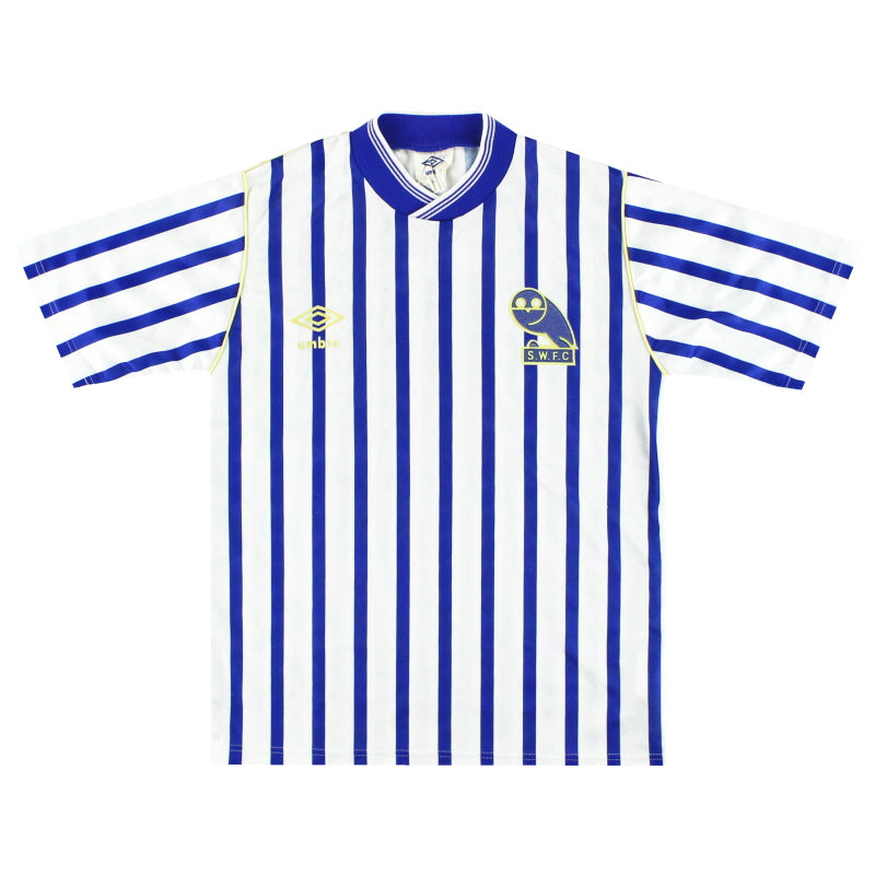 1987-89 Sheffield Wednesday Umbro Home Shirt Y Football Shirt