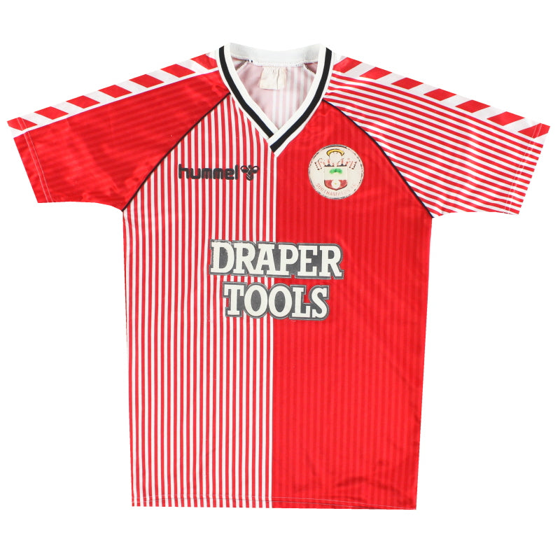 1987-89 Southampton Hummel Home Shirt Y Football Shirt