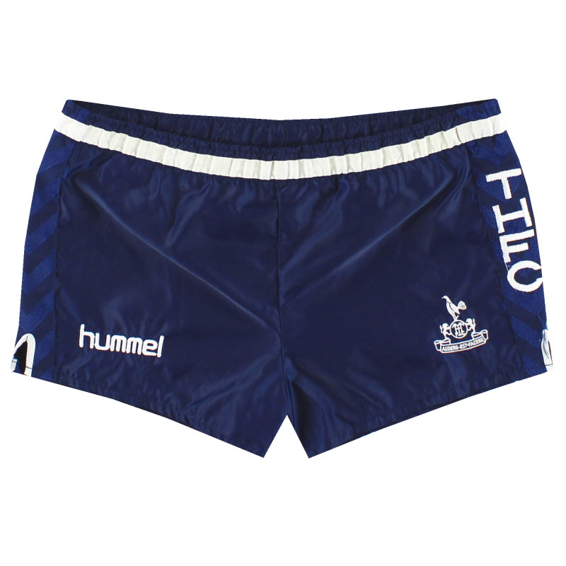 1987-89 Tottenham Hummel Home Shorts S Football Shorts