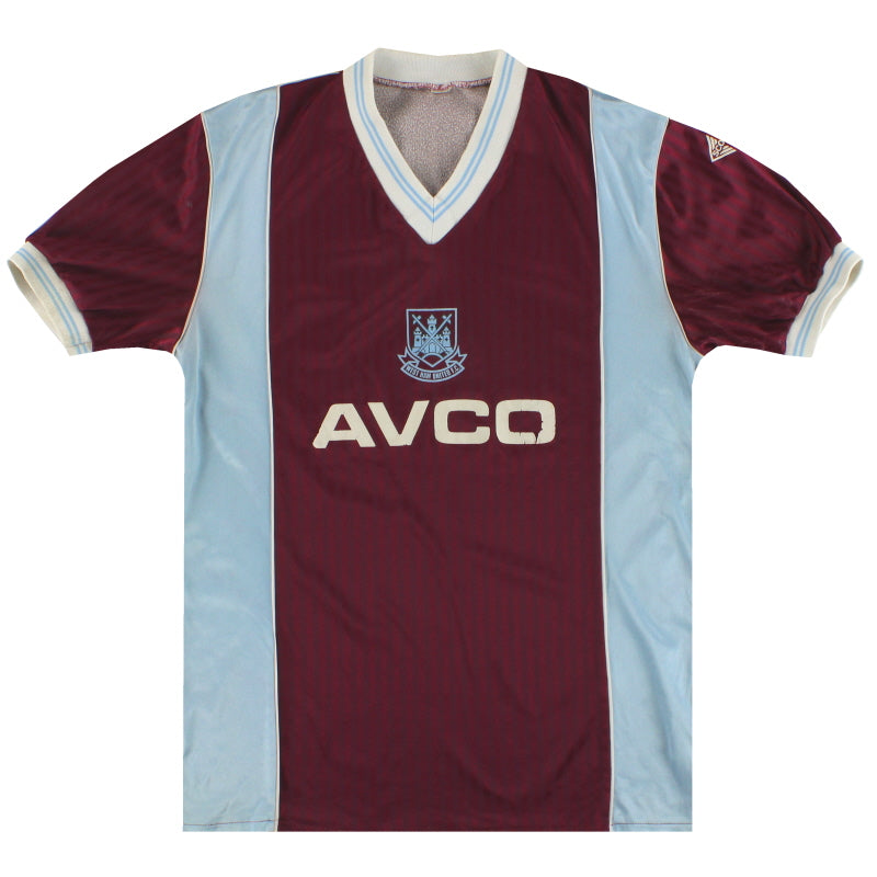 1987-89 West Ham Home Shirt M Football Shirt