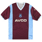 1987-89 West Ham Scoreline Home Shirt L Football Shirt