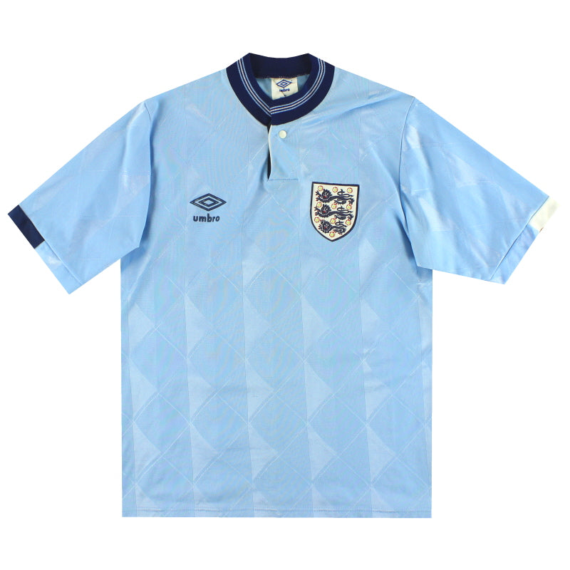 1987-90 England Umbro Third Shirt S Football Shirt