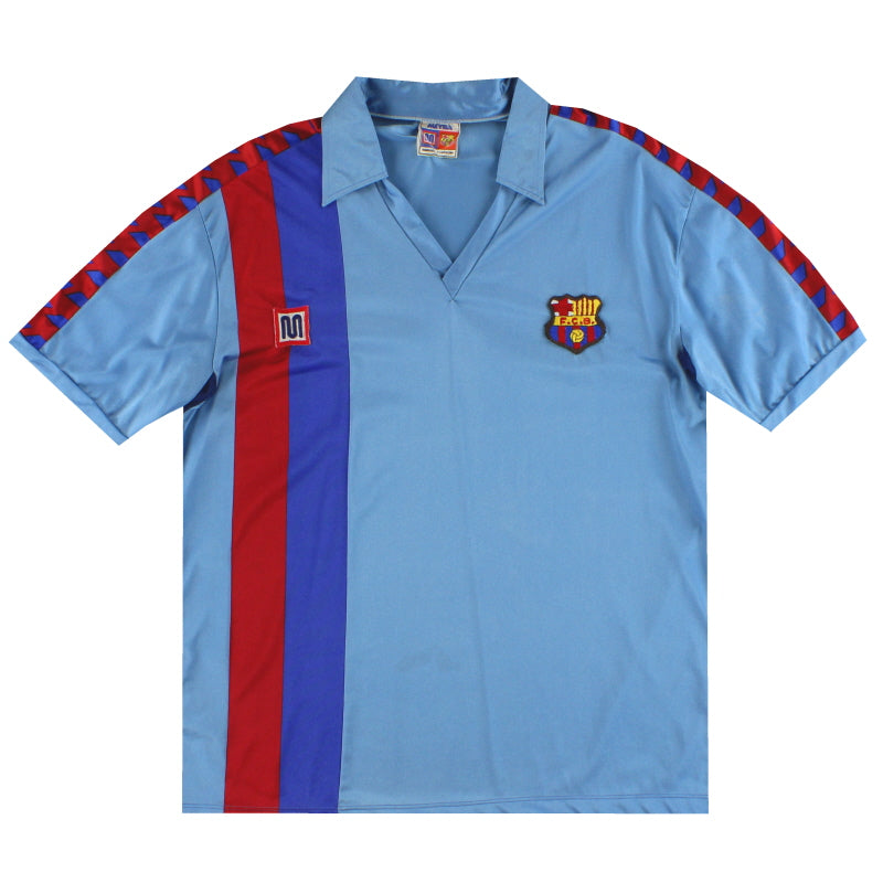 1987-91 Barcelona Meyba Third Shirt L Football Shirt