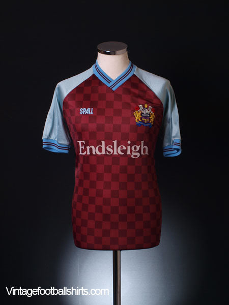 1988-89 Burnley Home Shirt L Football Shirt