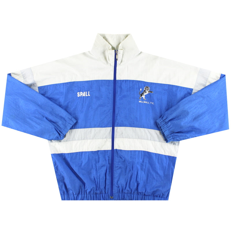 1988-89 Millwall Spall Shell Track Jacket L Jacket