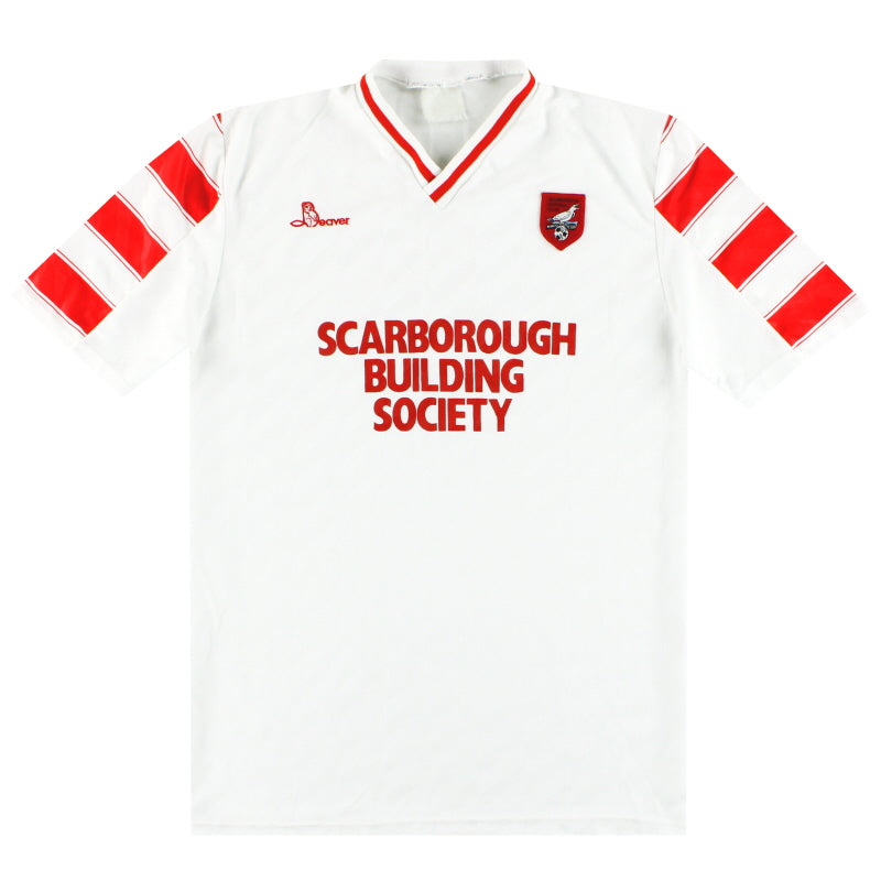 1988-89 Scarborough Beaver Away Shirt M Football Shirt