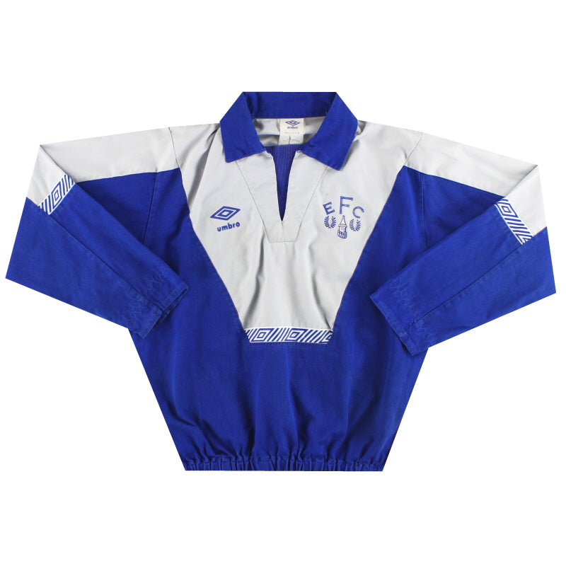 1988-90 Everton Umbro Drill Top XS Training Top