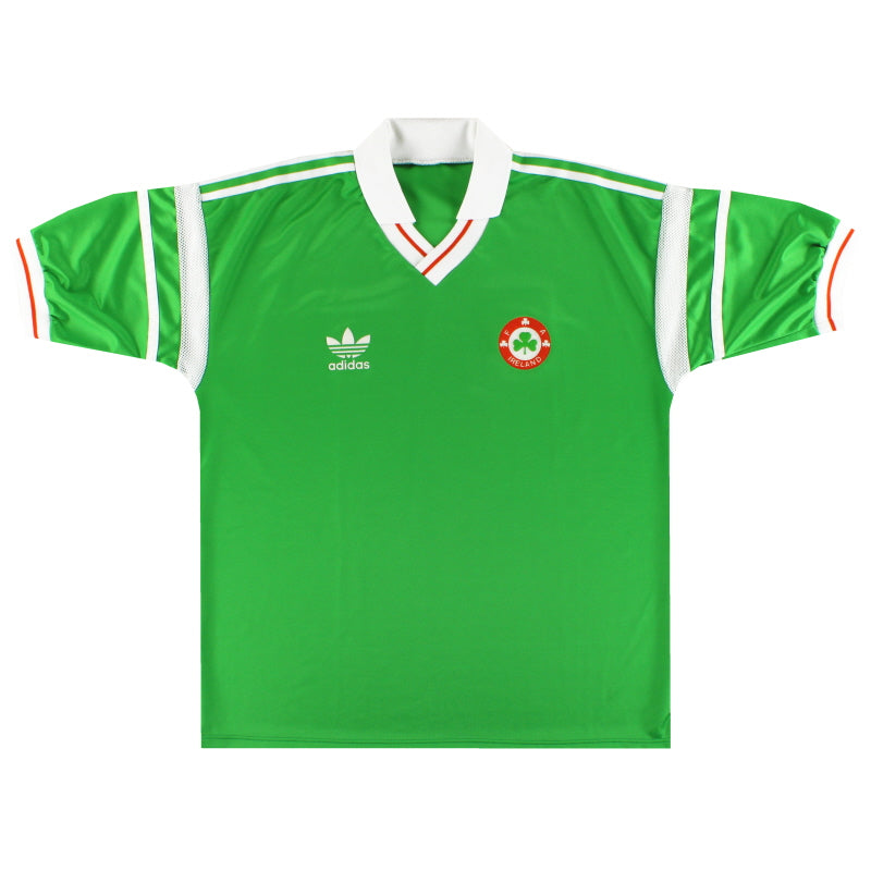 1988-90 Ireland adidas Home Shirt XL Football Shirt