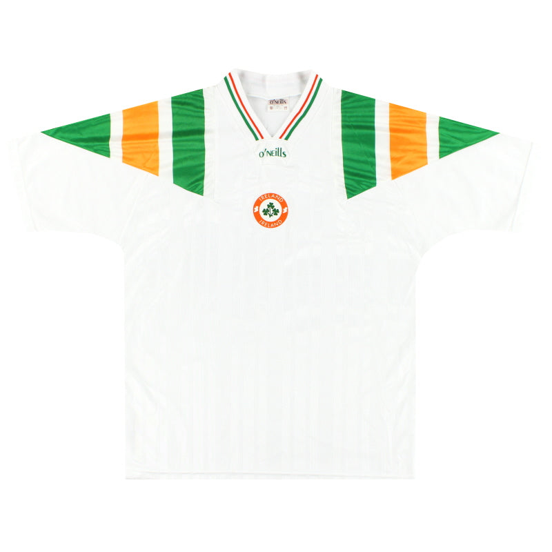 1990-92 Ireland O'neills Fan Away Shirt M Football Shirt