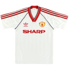 1988-90 Manchester United adidas Away Shirt L.Boys Football Shirt