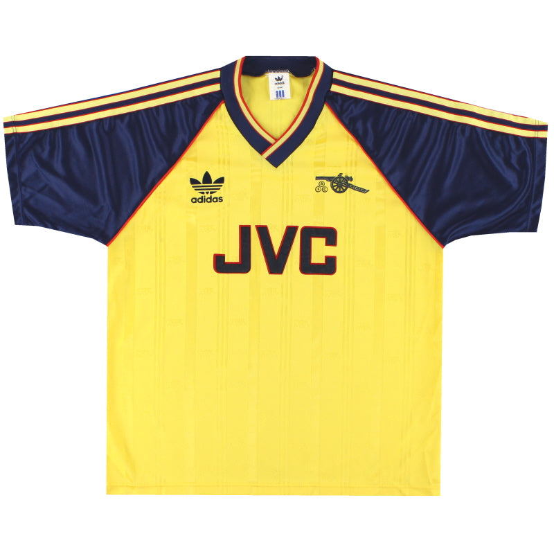 1988-91 Arsenal adidas Away Shirt L Football Shirt