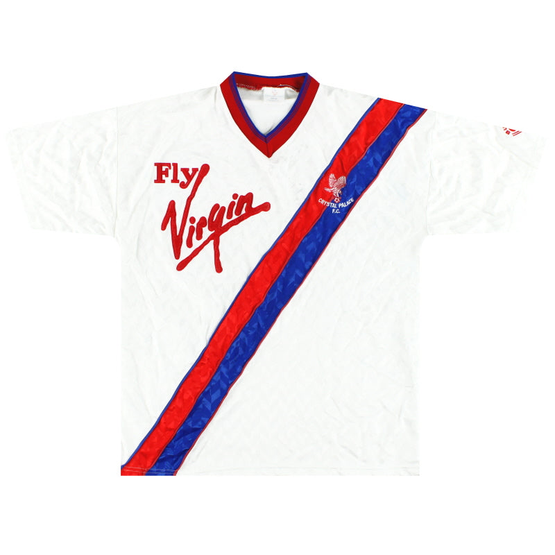 1989-90 Crystal Palace Bukta Away Shirt L Football Shirt