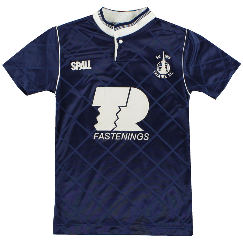 1989-90 Falkirk Home Shirt Y Football Shirt