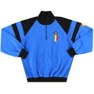 1989-90 Inter Milan 1/4 Zip Top M Football Shirt