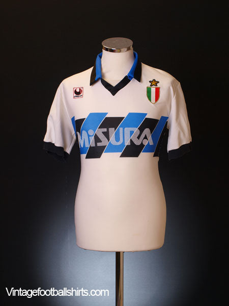 1989-90 Inter Milan Away Shirt L Football Shirt