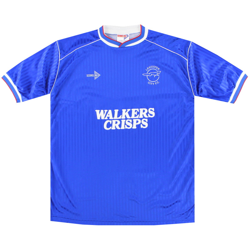 1989-90 Leicester City Home Shirt *As New* XL Football Shirt